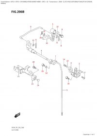 206B  -  Clutch  Rod  (Df9.9Br,Df15Ar,Df15At,Df20Ar, (206B -   (Df9.9Br, Df15Ar, Df15At, Df20Ar,)