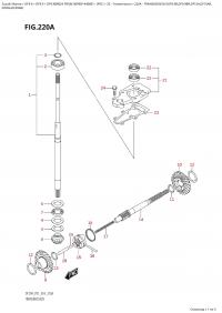 220A  -  Transmission  (Df9.9B,Df9.9Br,Df15A,Df15Ar, (220A -  (Df9.9B, Df9.9Br, Df15A, Df15Ar,)