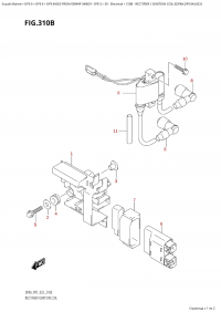 310B - Rectifier  /  Ignition Coil ((Df8A,Df9.9A):023) (310B -  /   ( (Df8A, Df9.9A) : 023))