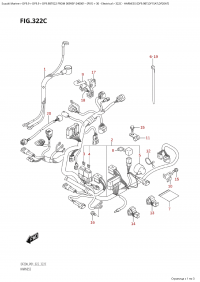 322C - Harness (Df9.9Bt,Df15At,Df20At) (322C -   (Df9.9Bt, Df15At, Df20At))