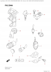 334A  -  Sensor / Switch ((Df9.9B,Df15A,Df20A):P01) (334A -    ( (Df9.9B, Df15A, Df20A) : P01))