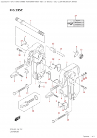 335C - Clamp Bracket (Df9.9Bt:p01) (335C -   (Df9.9Bt: p01))