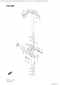 336C - Swivel Bracket (Df9.9Bt:p01) (336C -   (Df9.9Bt: p01))