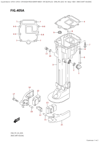 405A - Drive  Shaft  Housing (405A -   )