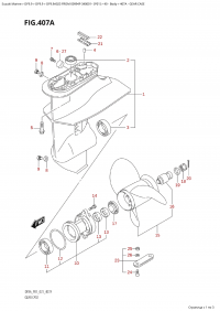 407A - Gear Case (407A -   )