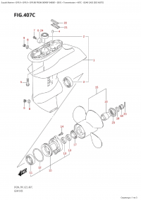 407C - Gear Case (407C -   )