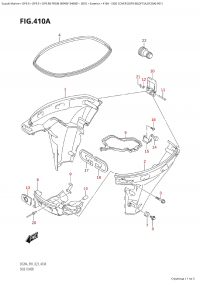 410A - Side Cover ((Df9.9B,Df15A,Df20A):P01) (410A -   ( (Df9.9B, Df15A, Df20A) : P01))