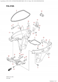 410A - Side Cover (Df8A,Df9.9A) (410A -   (Df8A, Df9.9A))