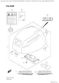 420B - Engine  Cover  (Df9.9A) (420B -   () (Df9.9A))