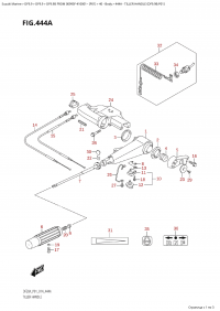 444A - Tiller Handle (Df9.9B:p01) (444A -  (Df9.9B: p01))