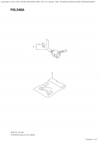 546A - Opt:remocon Cable (Electric Starter)  (Df9.9B:p01) (546A - :    () (Df9.9B: p01))