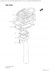 141B - Exhaust Tube (Dt9.9A:p40,Dt15A:p40) (141B -   (Dt9.9A: p40, Dt15A: p40))