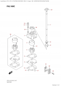 160C - Water Pump (Dt9.9A:p40,Dt15A:p40) (160C -   (Dt9.9A: p40, Dt15A: p40))