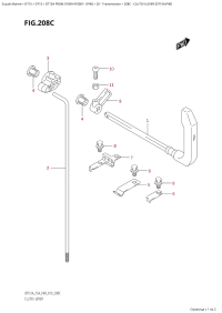 208C - Clutch Lever (Dt15A:p40) (208C -   (Dt15A: p40))