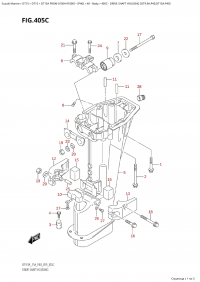 405C - Drive Shaft Housing  (Dt9.9A:p40,Dt15A:p40) (405C -    (Dt9.9A: p40, Dt15A: p40))