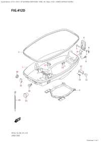 412D - Lower Cover (Dt15A:p40) (412D -    (Dt15A: p40))