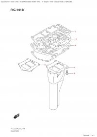 141B - Exhaust Tube (L-Transom) (141B -   (L-Transom))