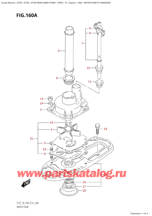  ,   , SUZUKI  DT30 S / LFROM 03005-910001~ (P40 024)   2024 ,   (STransom)