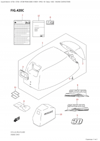 420C - Engine Cover (Dt30R) (420C -   () (Dt30R))