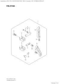 514A - Opt:remocon Parts Set (514A - :   )