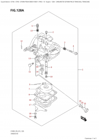 128A - Carburetor (Dt40W:p40:(S-Transom,L-Transom)) (128A -  (Dt40W: p40: (S-Transom, L-Transom) ))