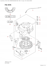 167A - Recoil Starter (167A -  )