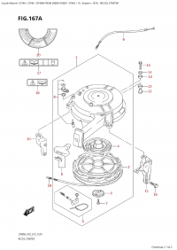 167A - Recoil Starter (167A -  )