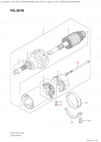 301B - Starting Motor (Dt40Wr:p40) (301B -   (Dt40Wr: p40))