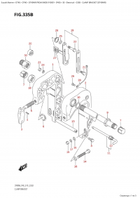 335B - Clamp Bracket (Dt40Wr) (335B -   (Dt40Wr))