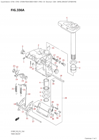 336A - Swivel Bracket (Dt40W:p40) (336A -   (Dt40W: p40))