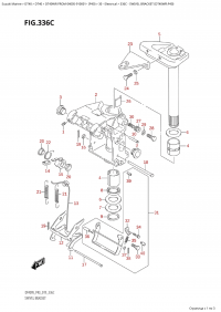 336C - Swivel Bracket (Dt40Wr:p40) (336C -   (Dt40Wr: p40))