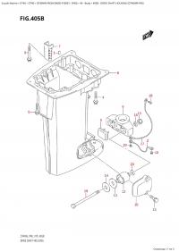 405B - Drive Shaft Housing (Dt40Wr:p40) (405B -    (Dt40Wr: p40))