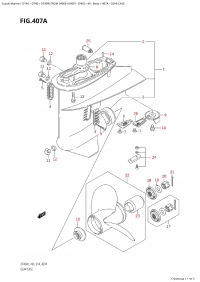 407A - Gear Case (407A -   )