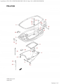 412A - Lower Cover (Dt40W:p40) (412A -    (Dt40W: p40))