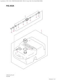 432A - Fuel Tank (Dt40W,Dt40Wr) (432A -   (Dt40W, Dt40Wr))