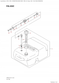 432C - Fuel Tank (Dt40Wr:p40) (432C -   (Dt40Wr: p40))