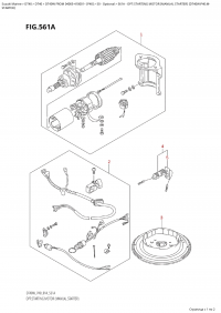 561A  -  Opt:starting  Motor  (Manual  Starter)  (Dt40W:p40:M- (561A - :  ( ) (Dt40W: p40: M-)