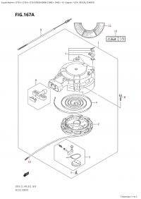 167A - Recoil Starter (167A -  )