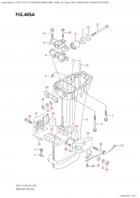 405A - Drive Shaft Housing (Dt9.9:P40) (405A -    (Dt9.9: P40))