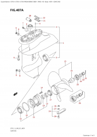 407A - Gear Case (407A -   )