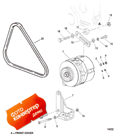 Alternator And Mounting Hardware, 4.2l (230) (  ing Hardware, 4.2l (230))