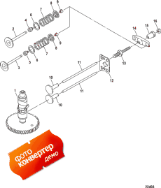 Camshaft And Valves, Serial # 0r318095 And Below (   , Serial # 0r318095  )