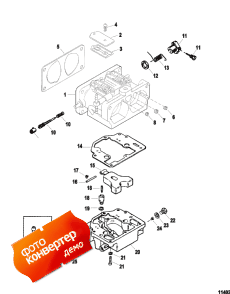 Carburetor (serial Number 0e151580 Thru 0e287999) (���������� (�������� ����� 0e151580 Thru 0e287999))