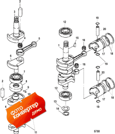 Crankshaft, Pistons And Connecting Rods (,   )