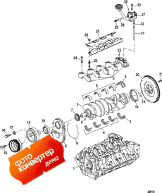 Cylinder Block, Crankshaft, Oil Pump And Front Cover ( ,      )