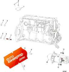Cylinder Block, Starter (���� ��������, �������)