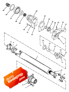 Driveshaft And Tailstock (iii And V Ssm Driveline Models) (Drive��� � Tailstock (iii � V Ssm Driveline Models))