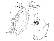 Flywheel Housing (bravo Plug-in Models) (������� ������ (bravo ��������-in Models))