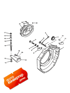 Flywheel Housing (transmission And Bravo Driveline Models) (������� ������ (����������� � Bravo Driveline Models))
