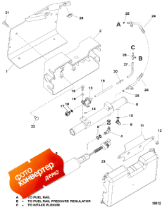 Fuel Pump & Fuel Cooler (fuel Cooled Sys) Sn 0k147350 & Up (  & Fuel Cooler (fuel Cooled Sys) Sn 0k147350 & )